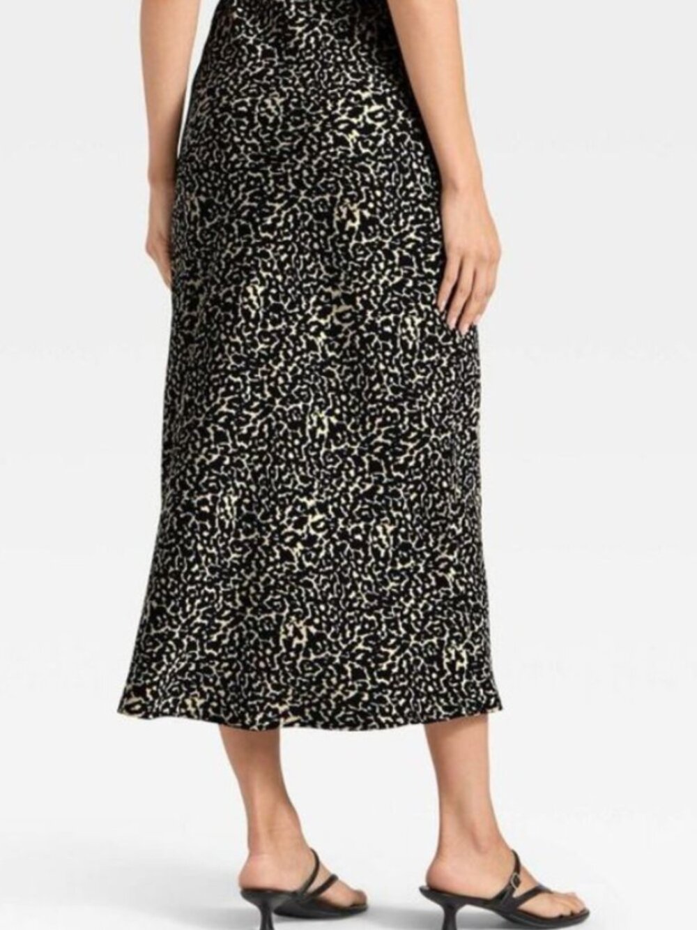 Target | A New Day Slip A-Line Skirt | NWT | XS Cream + Leopard